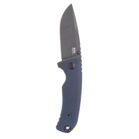 SOG Tellus ATK 3.5" Folding Pocket Knife (Squid Ink + Yellow)