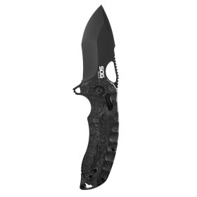 SOG Kiku XR 3.03" Folding Pocket Knife (Blackout)